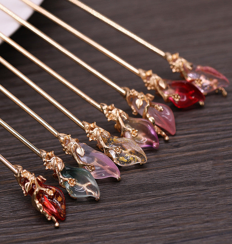 Ancient Style Alloy Hairpin Set for Traditional Hanfu Hair Accessories