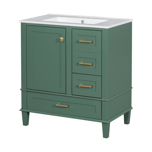 30" Bathroom Vanity Set with Sink Combo and Soft Closing Door