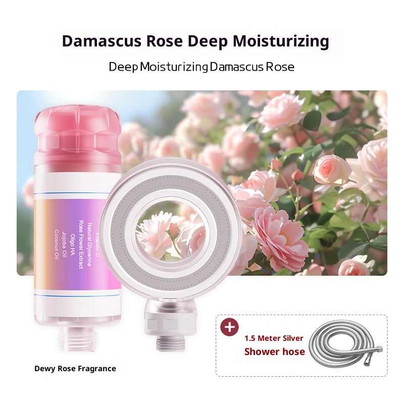 Supercharged Water Filtration Shower Head with Fragrance Diffuser