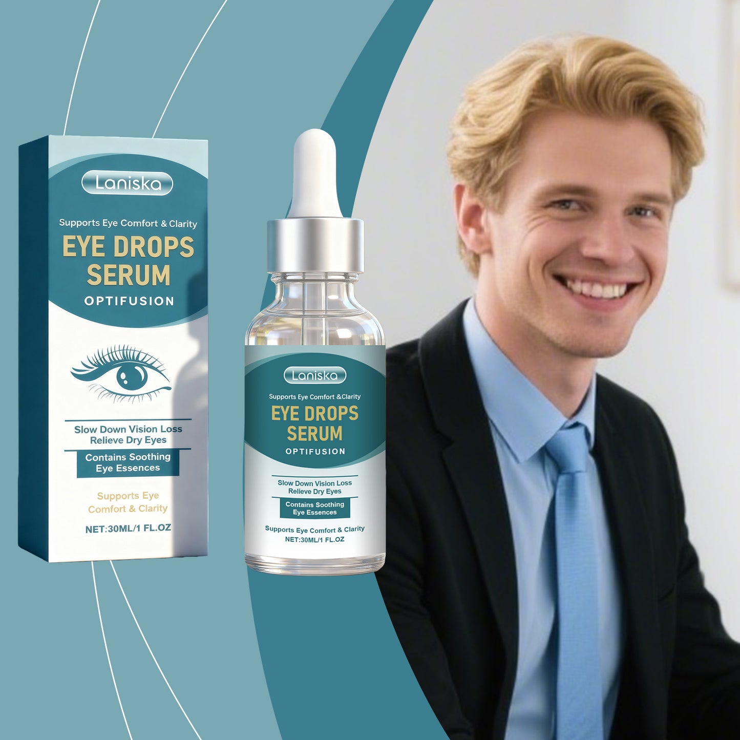 Eye Soothing Solution - 30ml Vitamin E & C Eye Care Serum