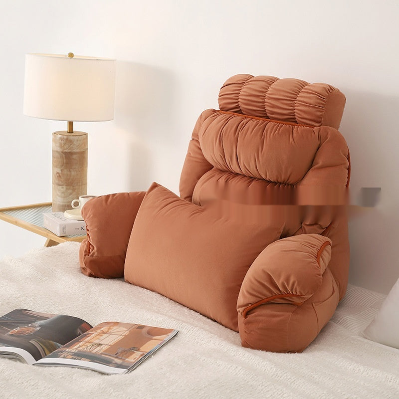 Backrest Pillow for Sofa Bed Support Cushion Neck and Waist Support