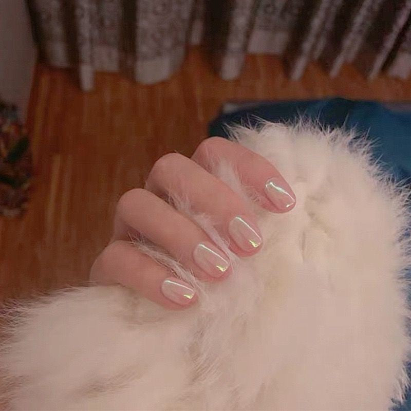 24-Piece False Nails Set - Multiple Colors
