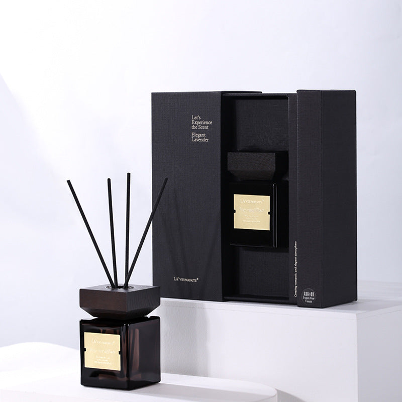 Reed Diffuser with Essential Oil – 100ml Wooden Lid