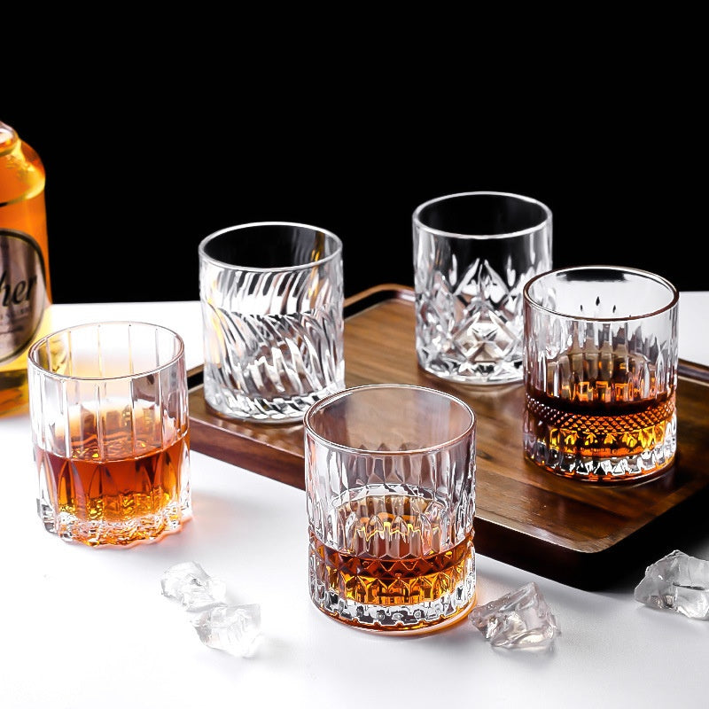 Tipsy Atmosphere Whiskey Shot Glass - High-End Clear Glass Drinkware