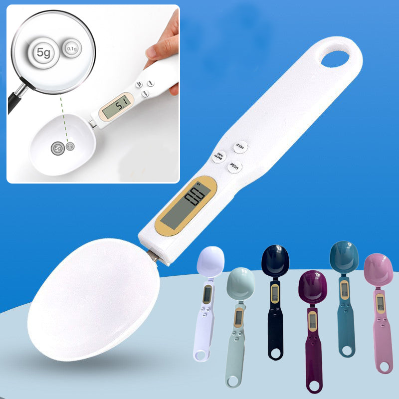 Compact Digital Measuring Spoon Scale for Food Ingredients