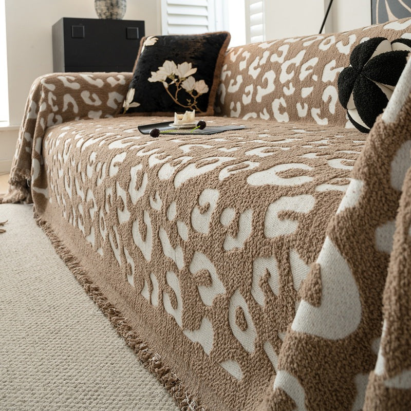 Single Sided Fleece Sofa Cover - Modern Minimalist Protects & Decorates