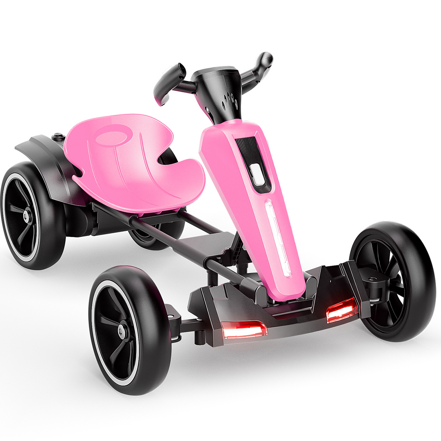 12V Kids Electric Pedal Go Kart with Adjustable Seat & EVA Wheels