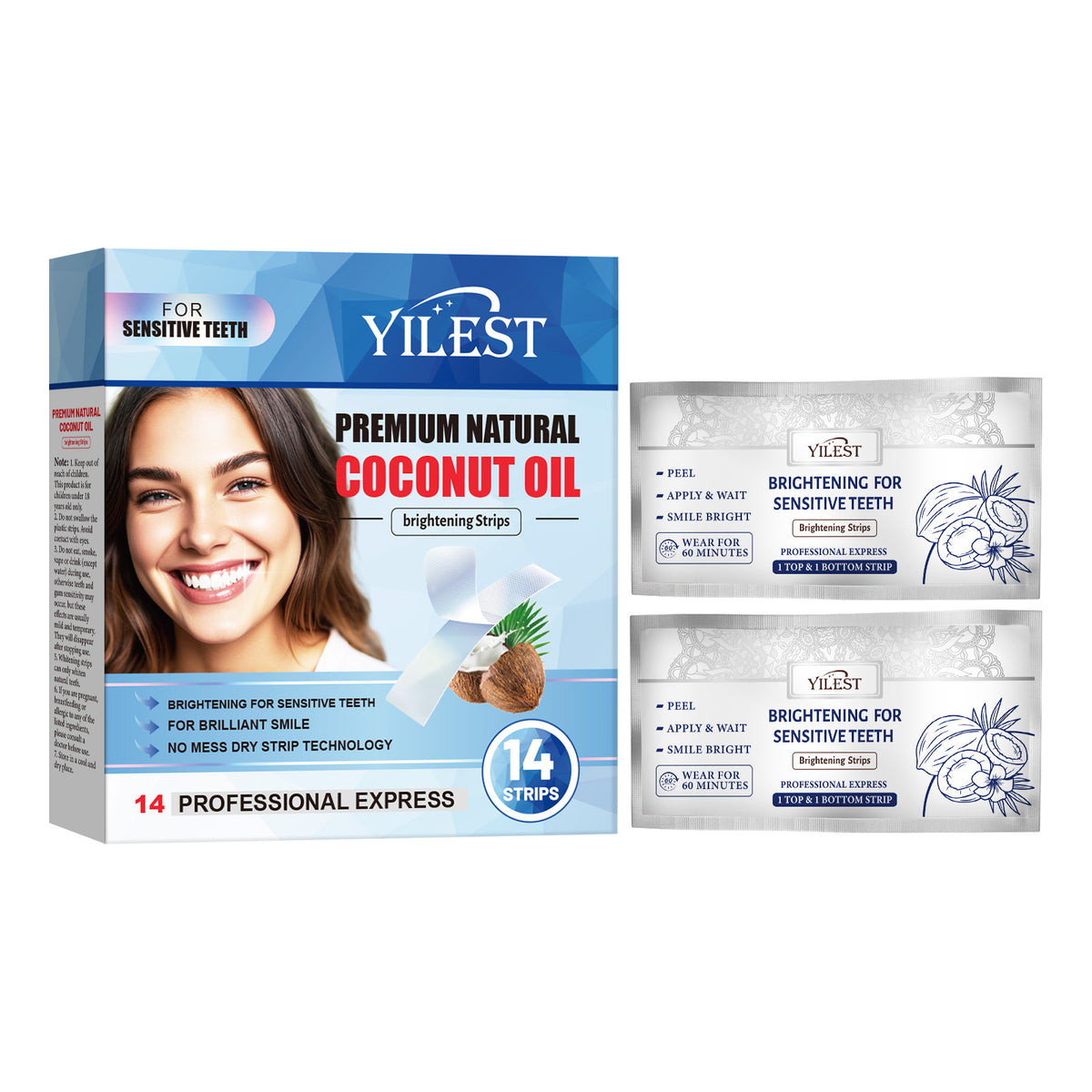 Bright White Teeth Strips Brightening Whitening Cleaning Fixing
