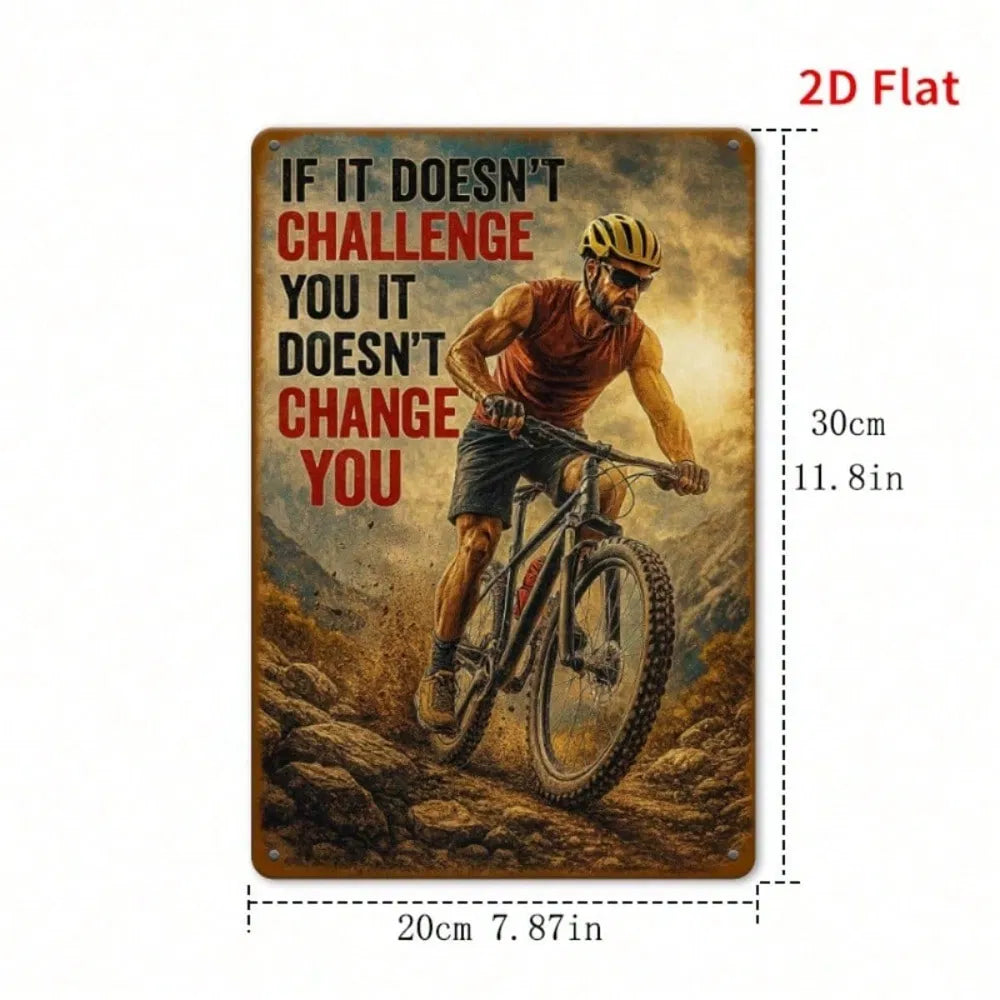 Metal Tin Sign Wall Decoration - 20 cm x 20 cm