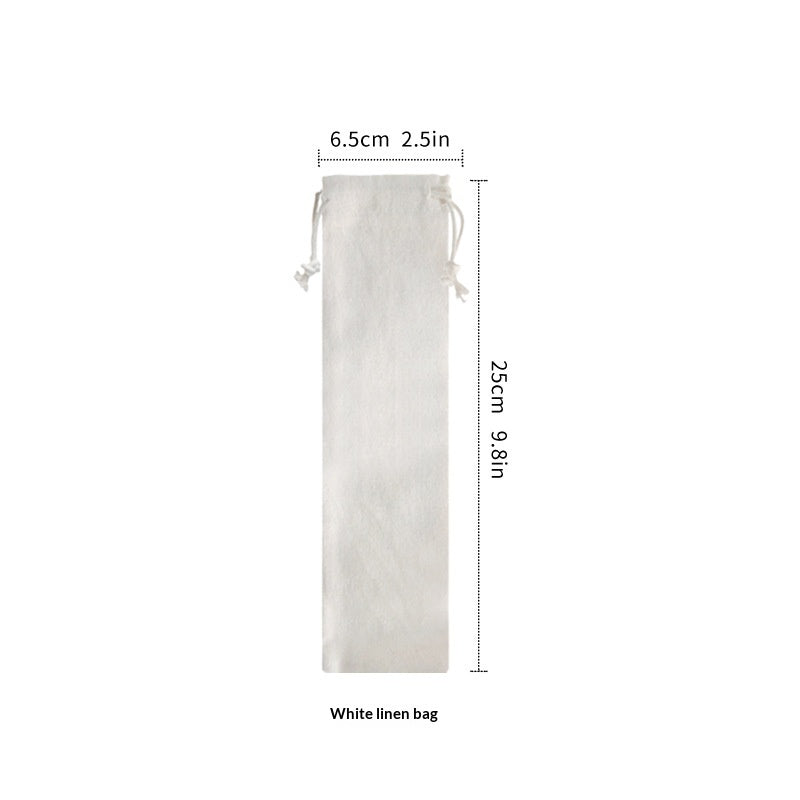 Stainless Steel Angled Straw Drinkware Set for Milk Tea and Beverages