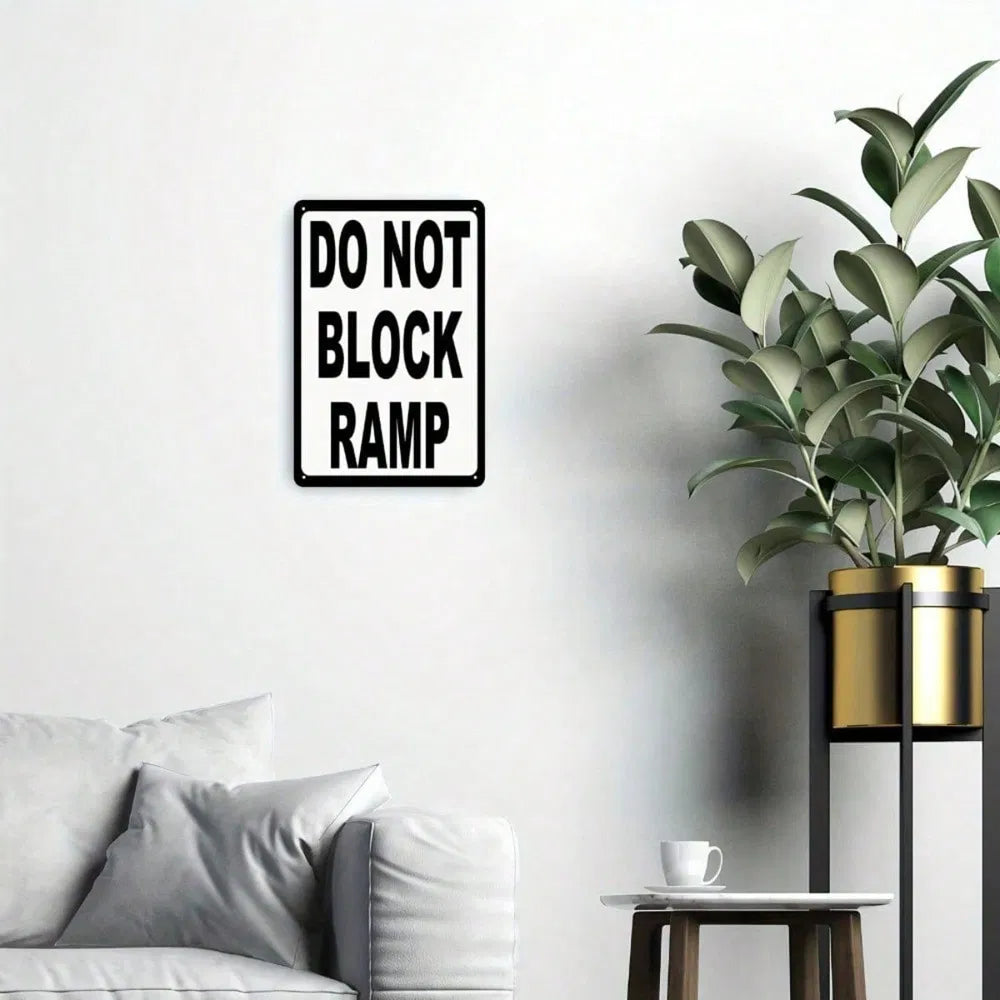 Metal Tin Wall Art Sign - 20 cm x 20 cm