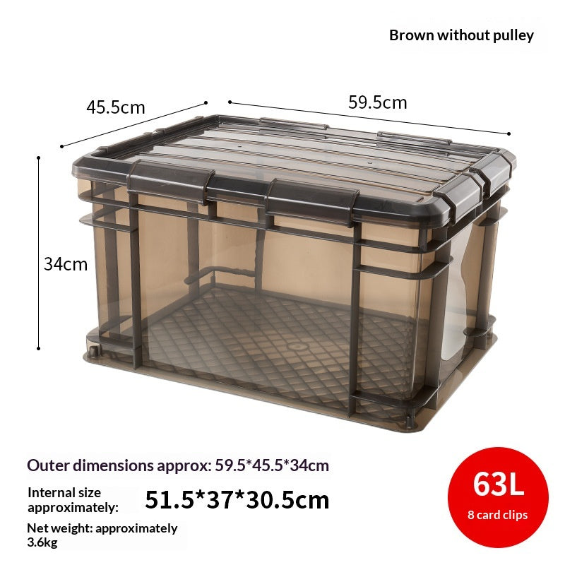 Airtight Waterproof Food Storage Container - Household Organization Bin