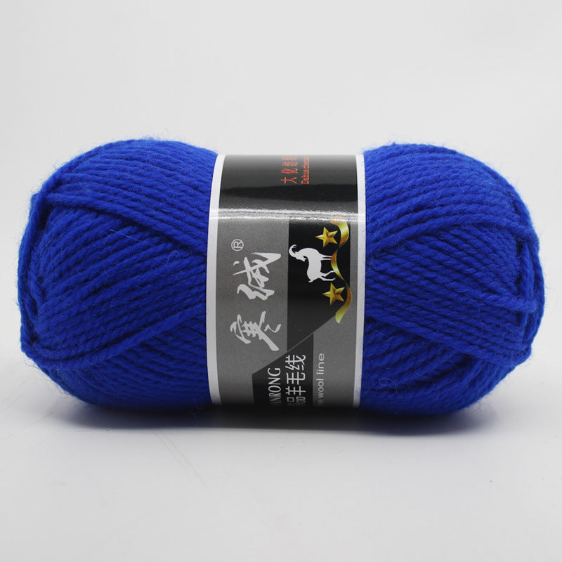 Thick Knitting Yarn Ball for Self-Woven Crafts - Cashmere Wool Material Kit