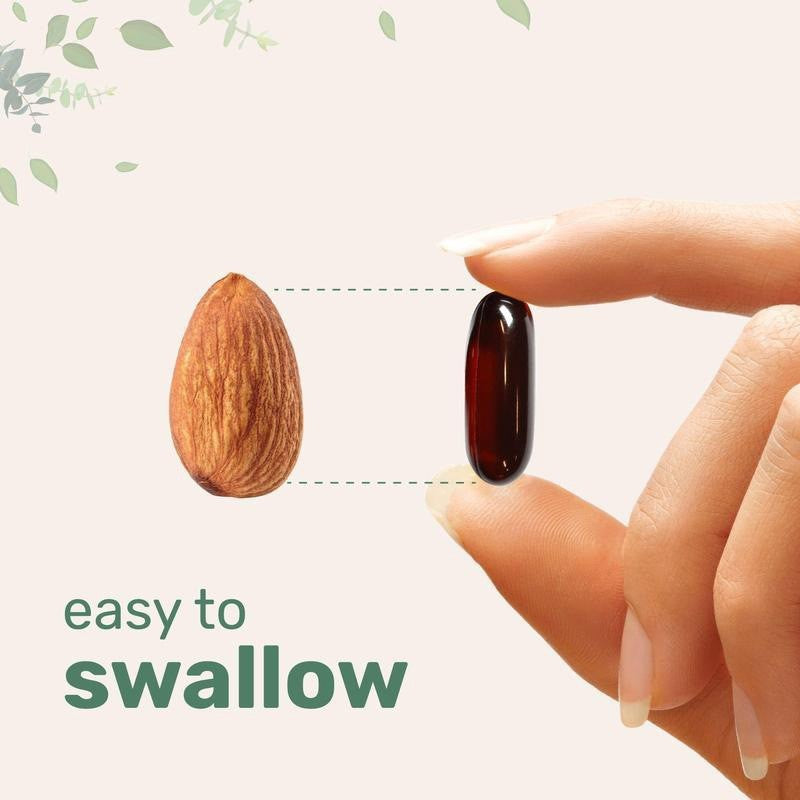 Pumpkin Seed & Saw Palmetto Hair & Prostate Health Softgels, 300 Capsules