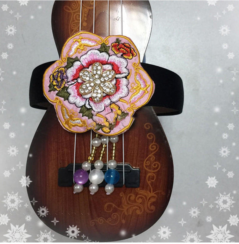 Embroidered Flower Headband Hair Accessory