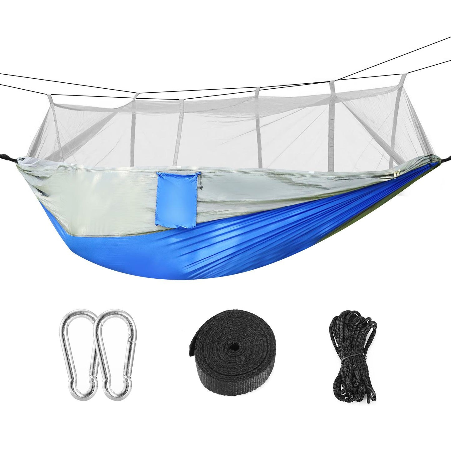 Outdoor Anti-Bug Hammock with Fine Mesh Mosquito Net