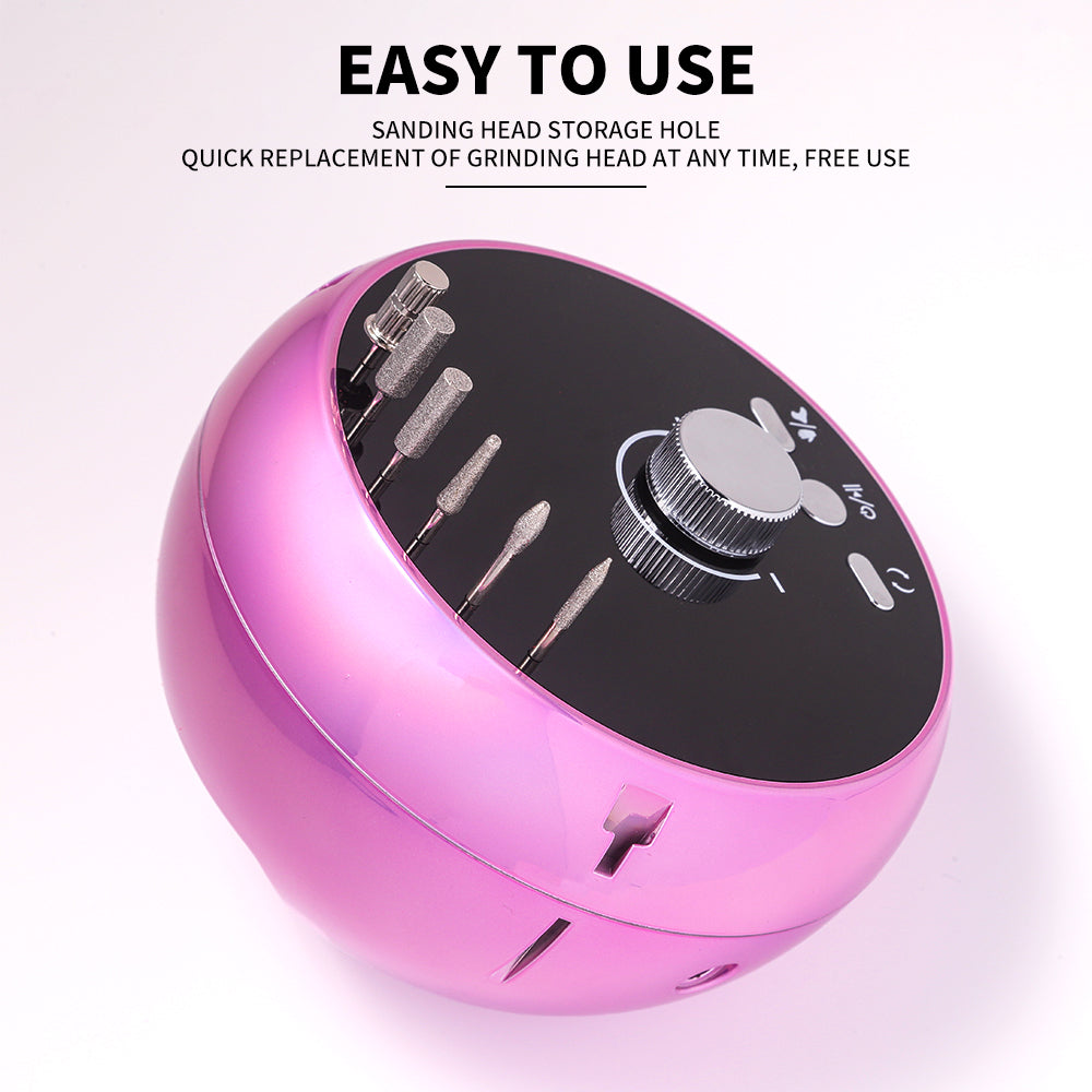 45000RPM Professional Electric Nail Drill - Portable Manicure Sander Set