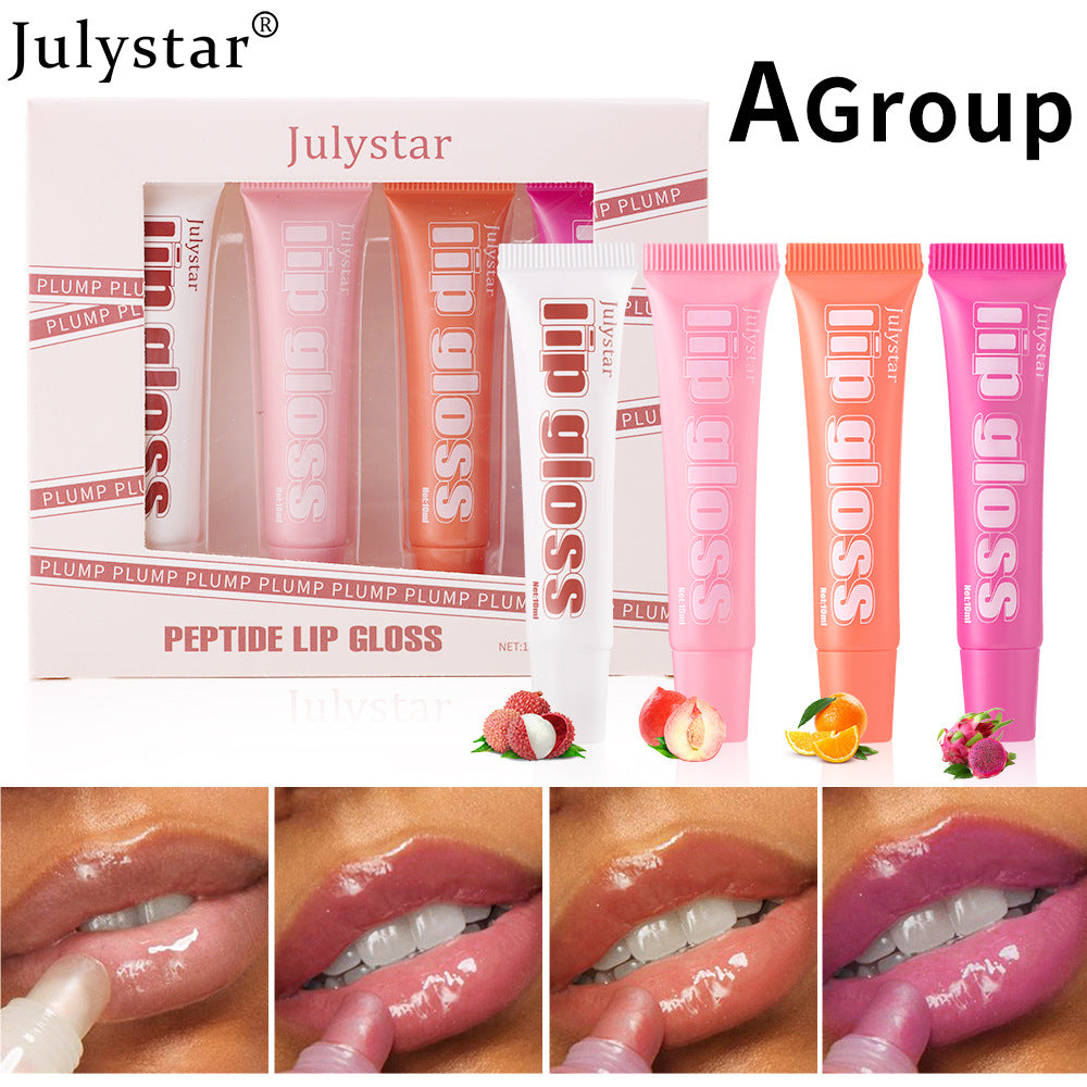Fruit Flavored Lip Oil Set - Hydrating Lip Glaze & Moisturizing Lip Care