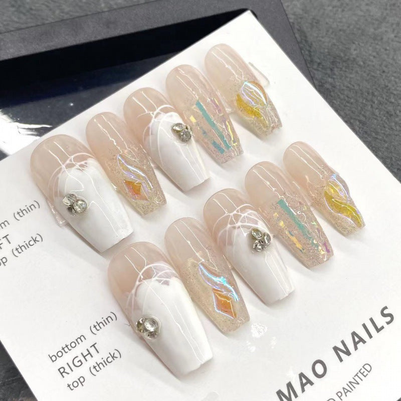 Hand Wear Armor Diamond Beach Glass - Multiple Sizes