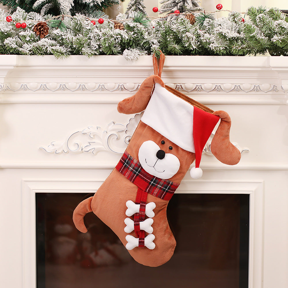 Christmas Stockings Set - Cute Cartoon Designs for Holiday Decor
