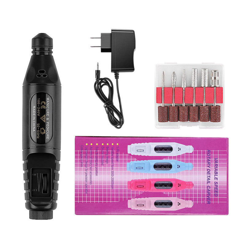 Portable USB Nail Polisher Machine - 20000 Speed