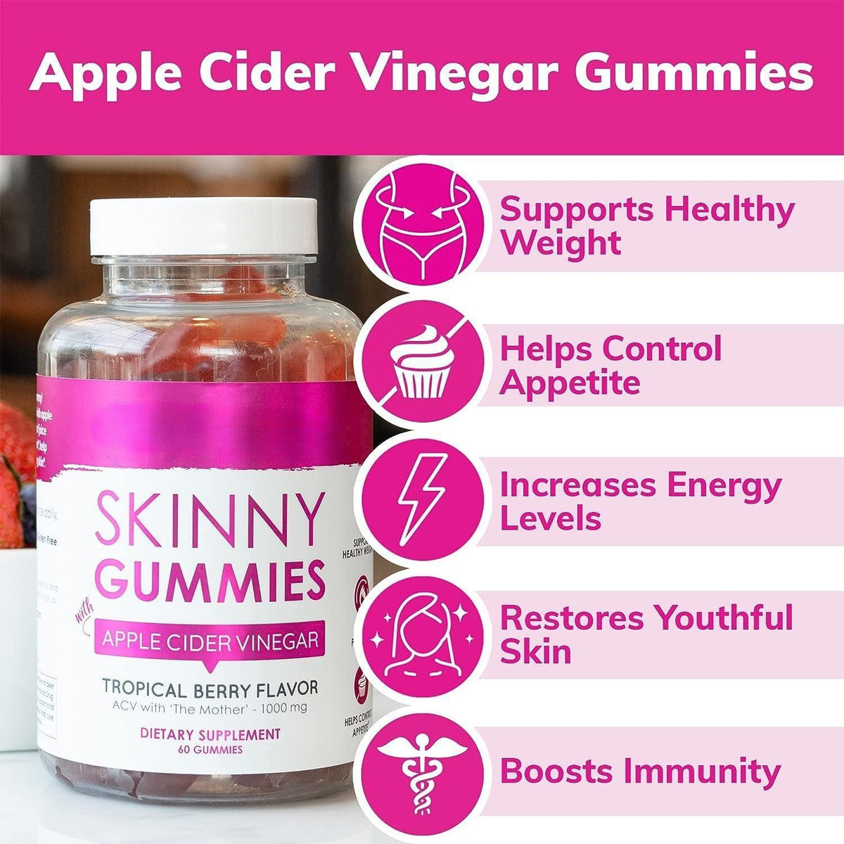Skin Jelly Gummy Supplement - 60 Tablets