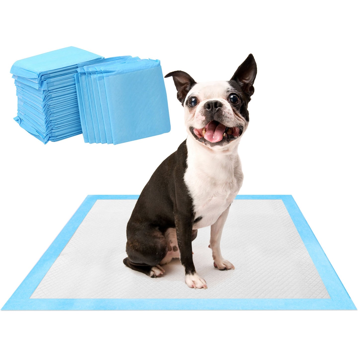 50 Pack Dog Training Pee Pads 24x18 Inches Leak-Proof Puppy & Cat Potty Mats