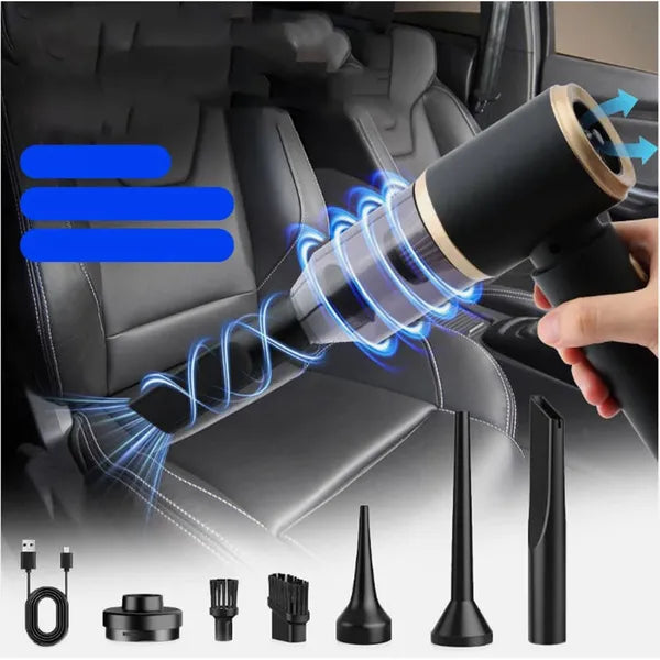Cordless Handheld Vacuum Cleaner Wet & Dry 13000Pa - Mini Car & Home Use