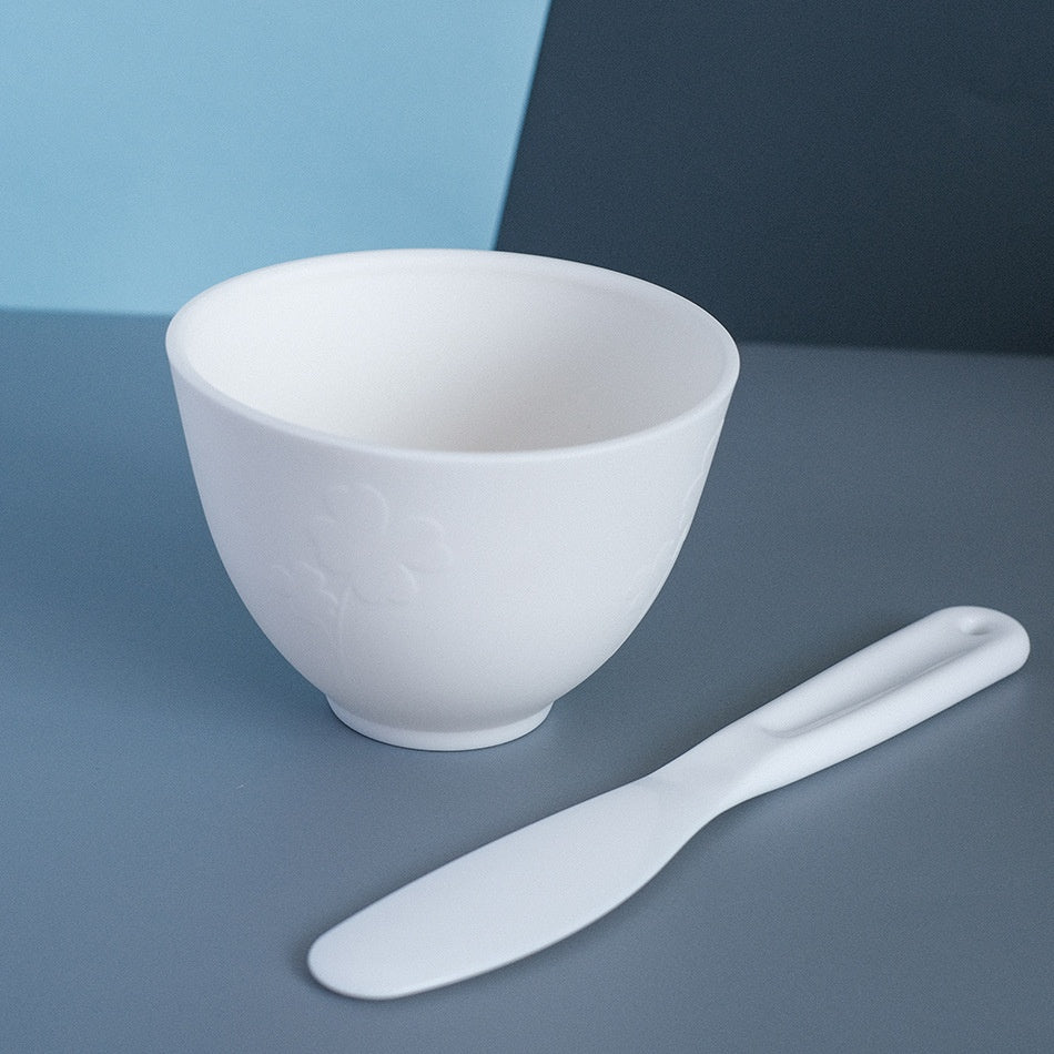 Silicone Mask Bowl and Brush Set for Face Makeup & Skincare