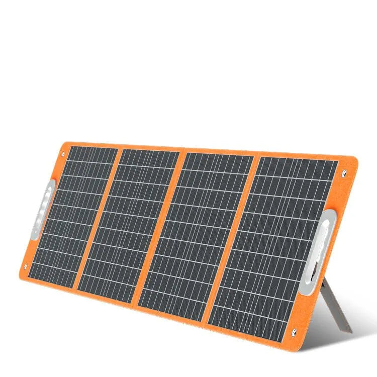 100W Portable Solar Panel - Foldable Charger with USB & DC Output
