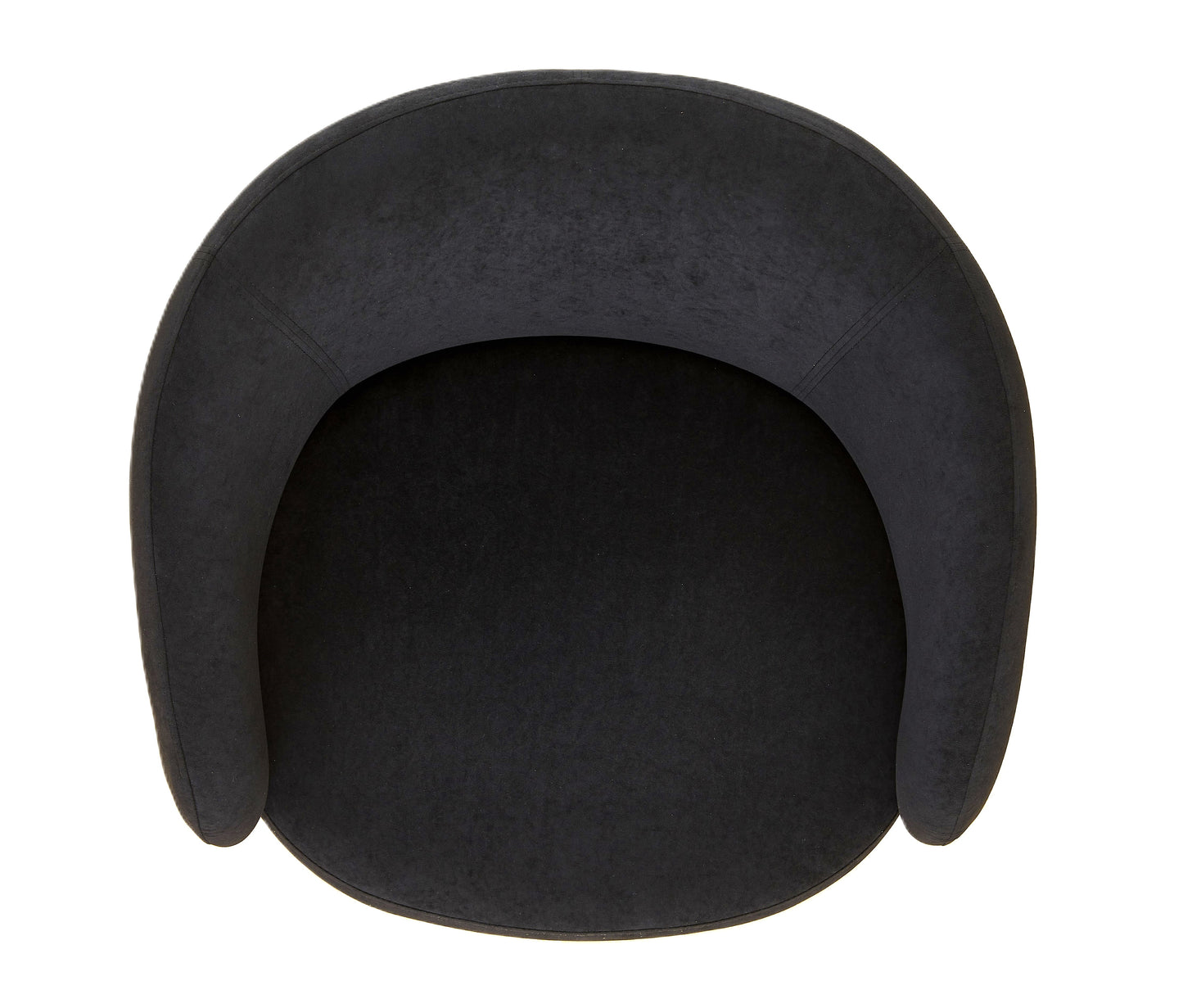 Mid-Century Modern Velvet Accent Chair, Upholstered Barrel Armchair