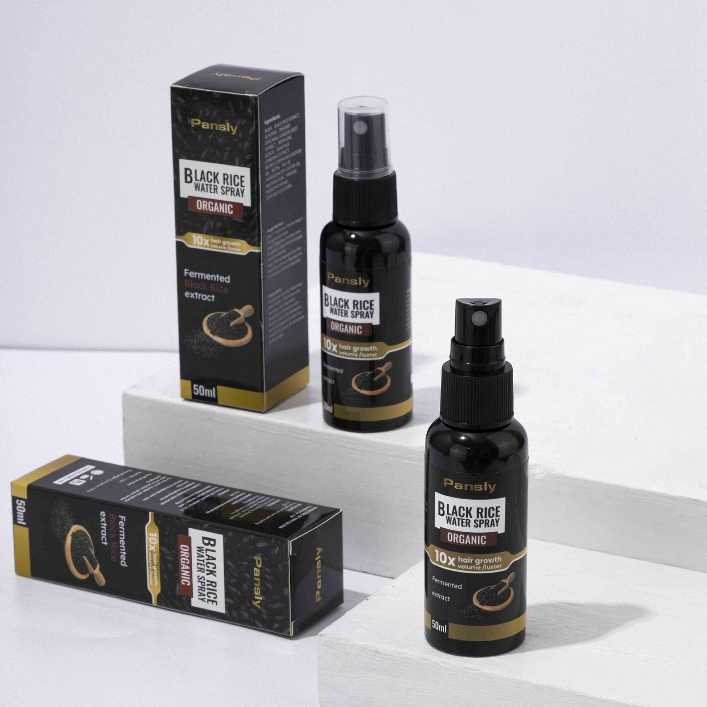 Black Rice Hair Spray Nourishing Scalp Treatment - 50ml Natural Nourishment