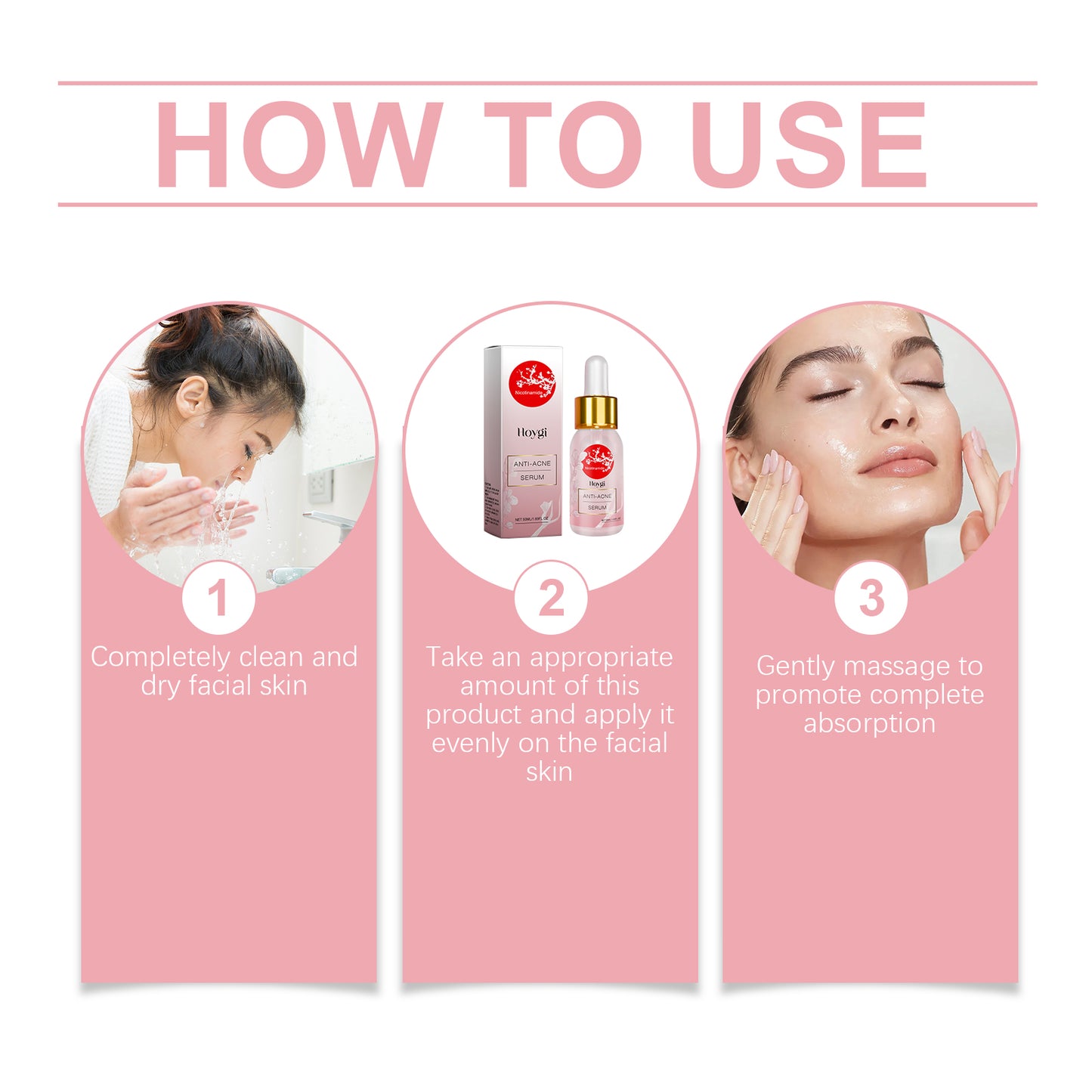 Nicotinamide Anti-Acne Serum - Moisturizing & Brightening Facial Essence