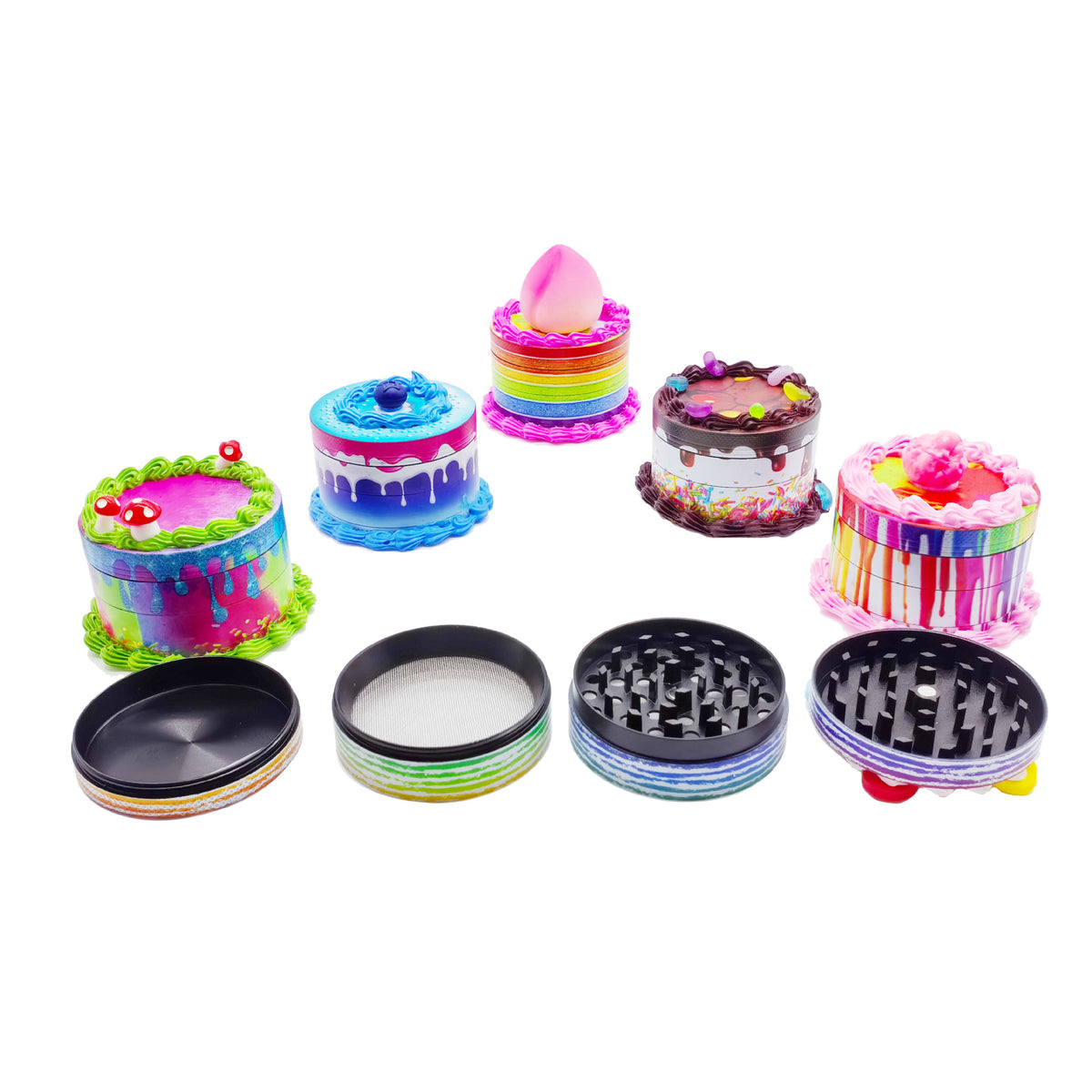 Creative Zinc Alloy Cake Shape Smoke Eliminator for Kitchen Use