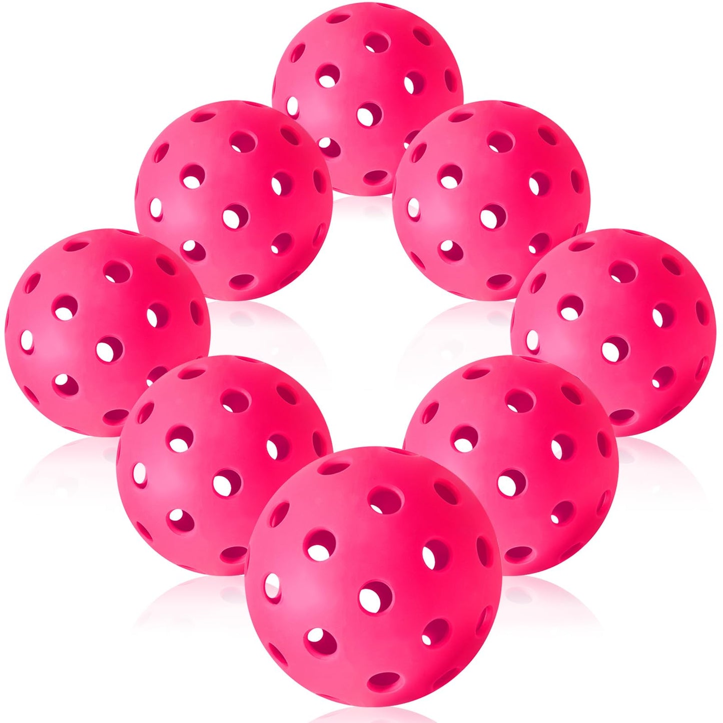 Outdoor Pickleball Balls - 8 Pack, USAPA Approved, 40 Holes