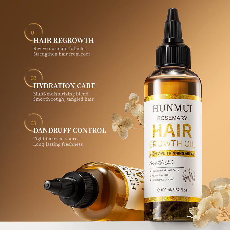 Rosemary Hair Growth Oil - 100ml Natural Hair Treatment for Thinning Hair