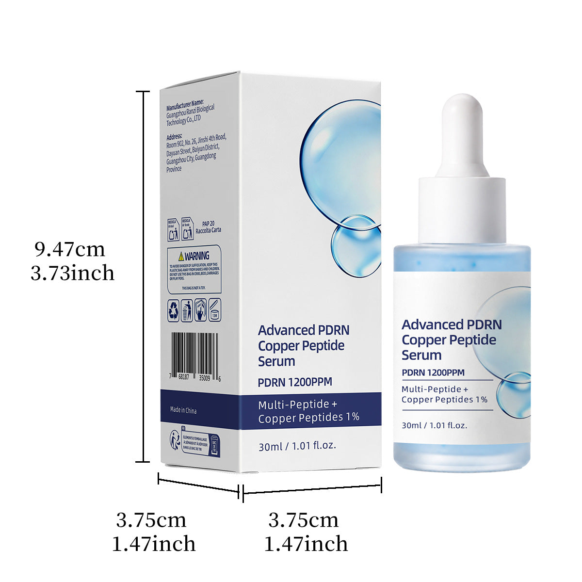 High-Efficiency PDRN And Copper Peptide Serum