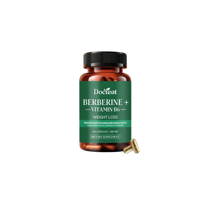 Berberine Capsules with Vitamin B6 - 60 Count