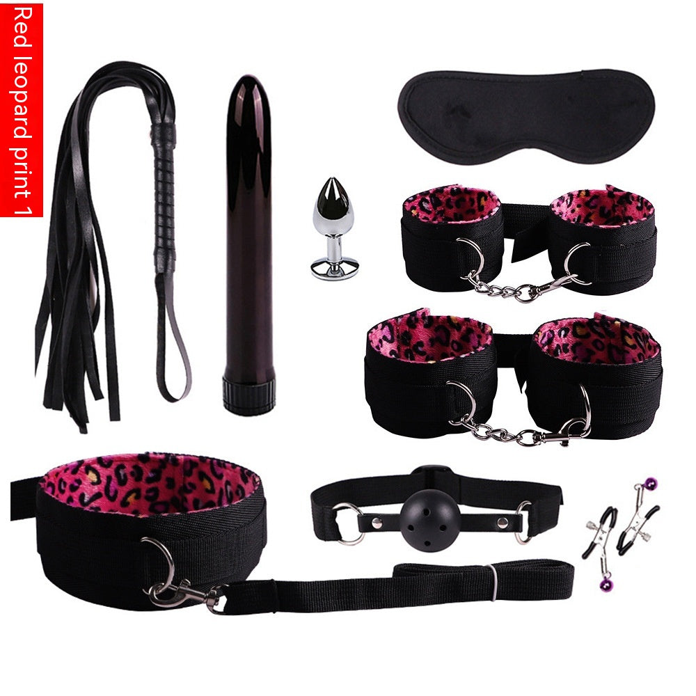 Adult Bondage Nylon Leather Suit Set - Multiple Variants