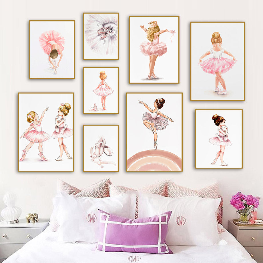 Children's Room Art Canvas Posters - Kids Bedroom Wall Decor