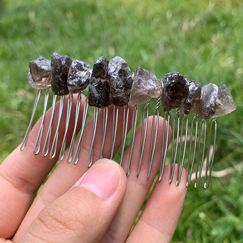 Natural Crystal Hair Comb 20 Teeth