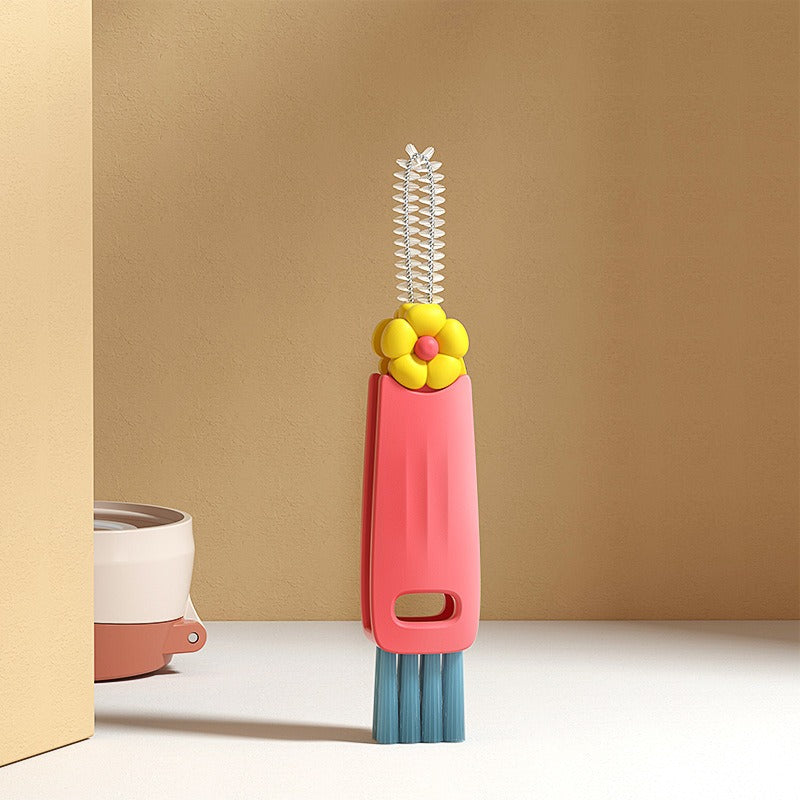3PCS Multifunctional Bottle Cleaning Brush Set for Tight Gaps