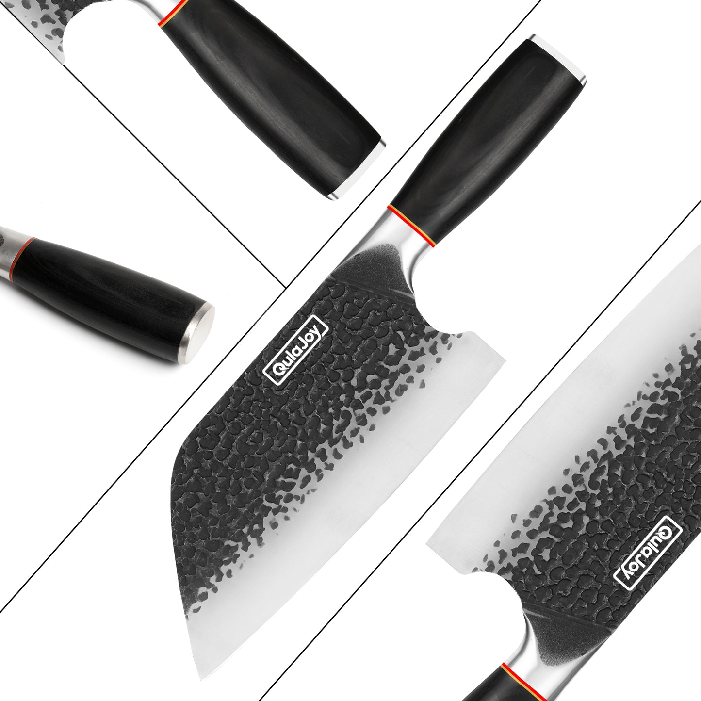 High Carbon Stainless Steel Meat Cleaver Knife - 7.3 Inch Professional Chef Knife