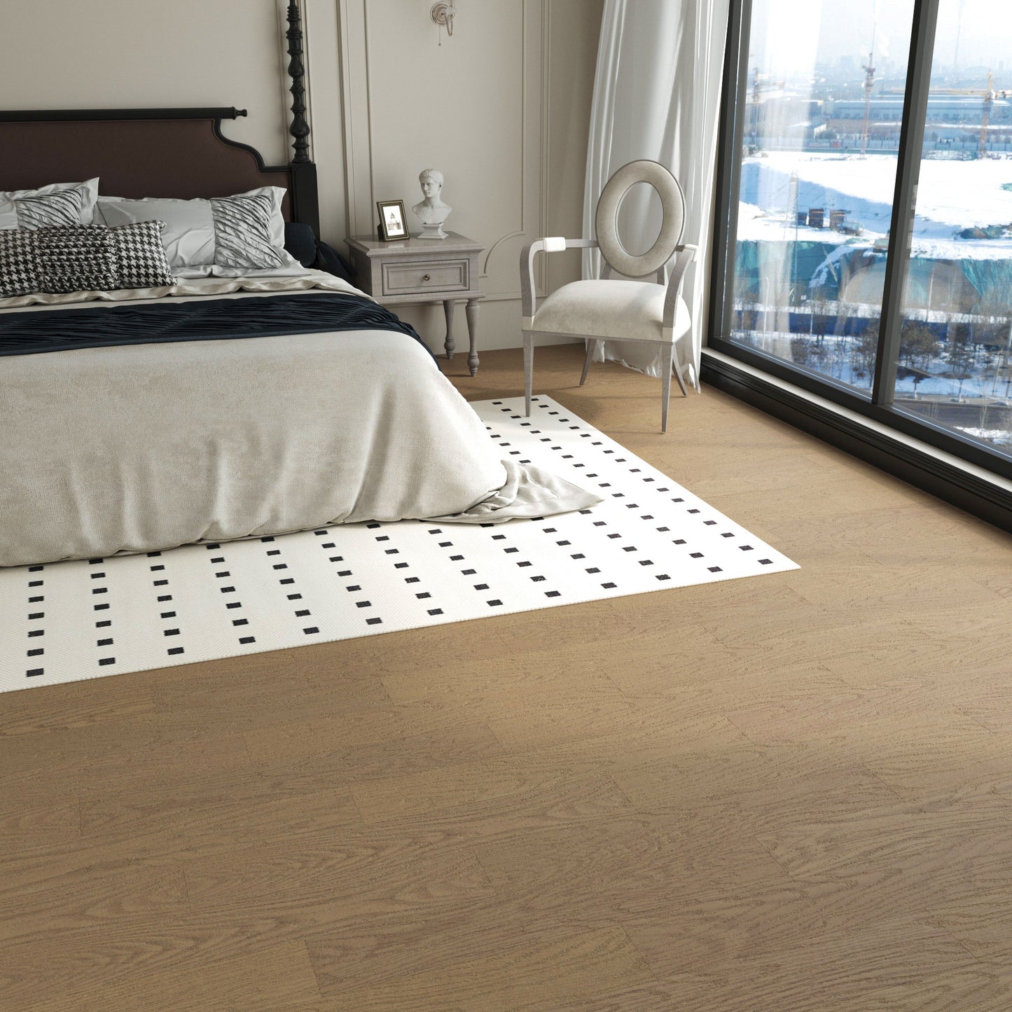 Tongue and Groove Engineered Hardwood Flooring - Dark Oak 20-Pack
