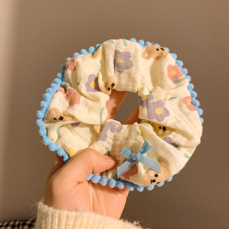 Summer Sweet Lace Scrunchie Hair Tie - Elegant Floral Hair Accessory