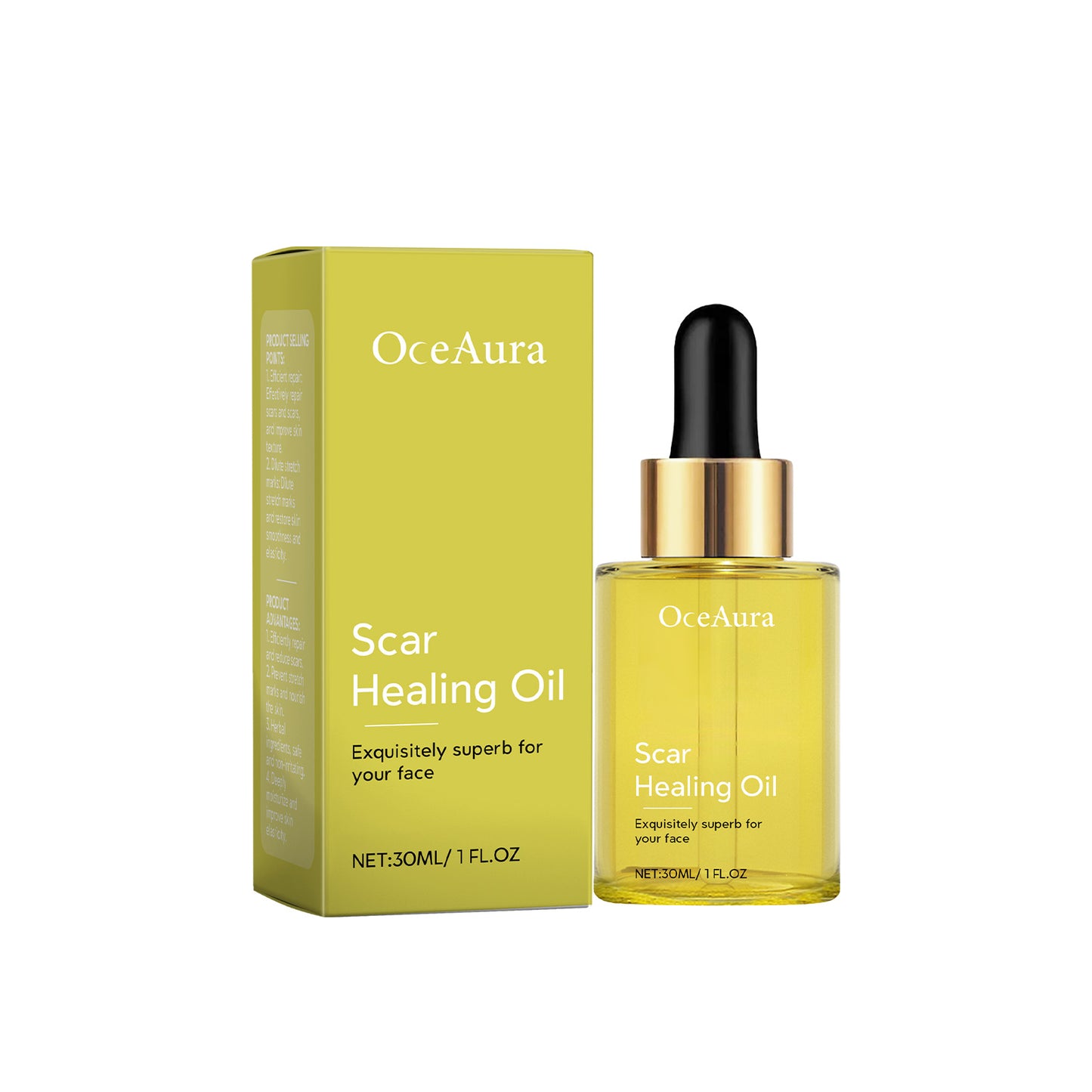 Skin Repair Essential Oil - Moisturizing Scar & Stretch Mark Treatment, 30ml