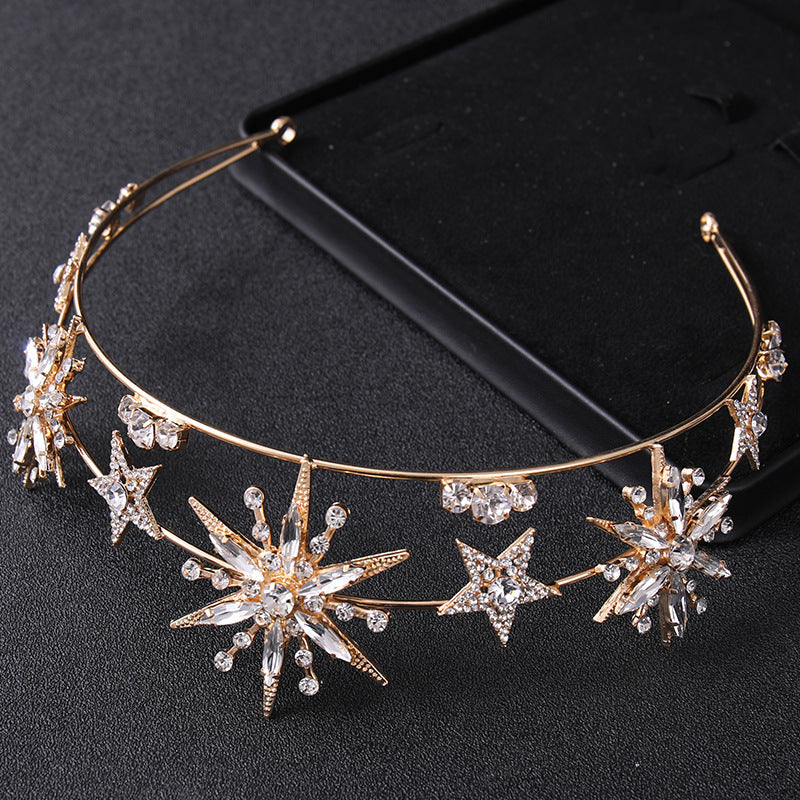Double-Layer Rhinestone Hairband