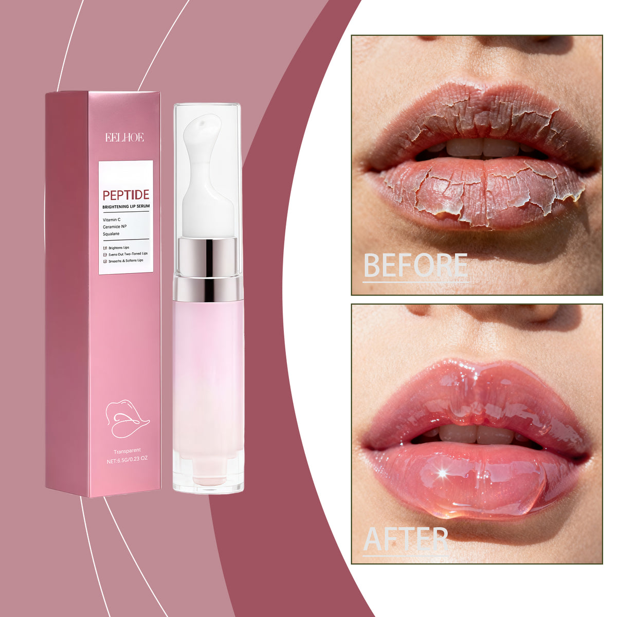 Skin Brightening Moisturizing Lip E Ssence -transparent Color-6.5g 1