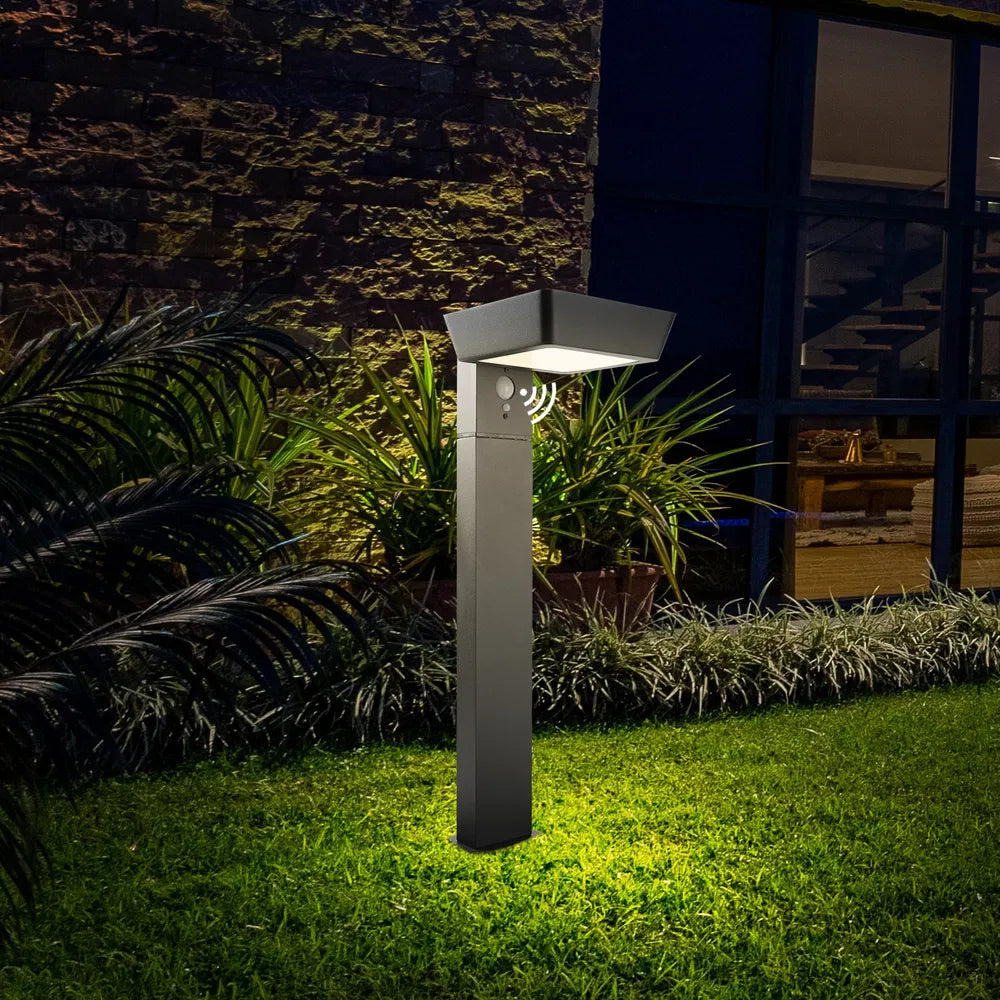 Solar Pathway Lights - LED Outdoor Landscape Lighting with Motion Sensor