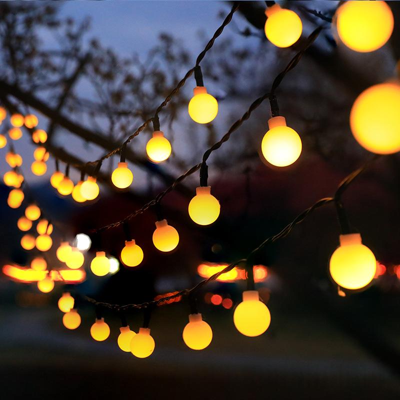 Outdoor Solar String Lights for Camping, Garden & Tent Decor - 20 Lights
